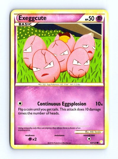 HeartGold SoulSilver #63/123 Exeggcute