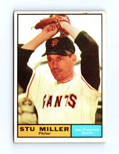 1961 Topps #72 Stu Miller