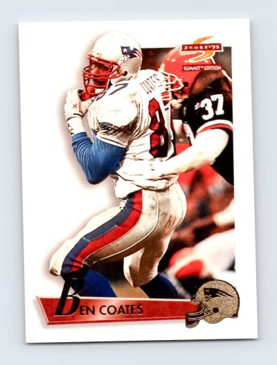 1995 Summit Ben Coates #30 New England Patriots NFL Football Card Excellent
