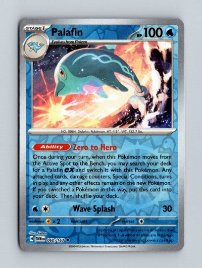 SV06: Twilight Masquerade #060/167 Palafin Holo