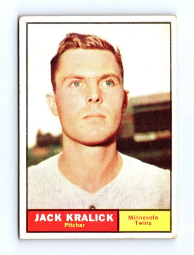 1961 Topps #36 Jack Kralick