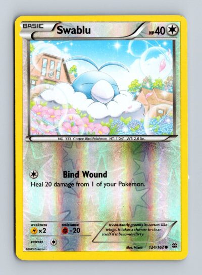 XY - BREAKthrough #124/162 Swablu Holo