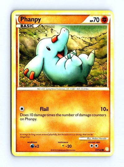HeartGold SoulSilver #77/123 Phanpy