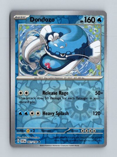 SV01: Scarlet & Violet Base Set #061/198 Dondozo Holo