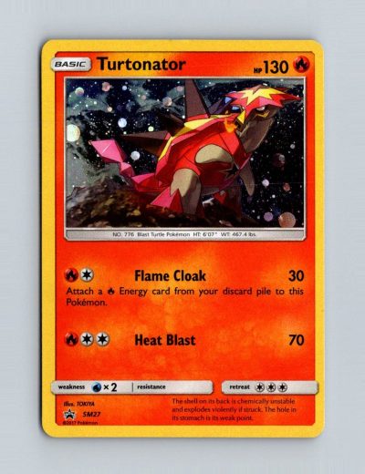 SM Promos #SM27 Turtonator Holo