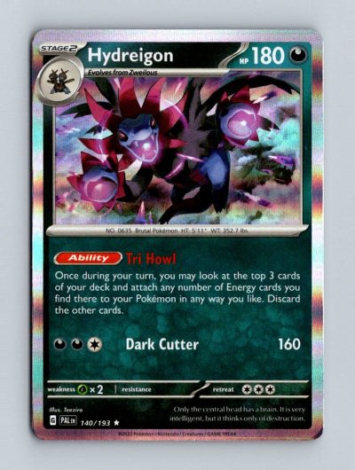 SV02: Paldea Evolved #140/193 Hydreigon Holo