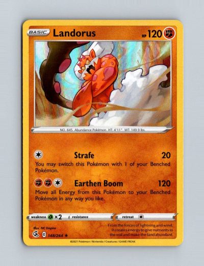 SWSH08: Fusion Strike #148/264 Landorus Holo