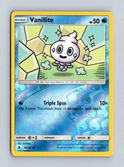 SM - Guardians Rising #33/145 Vanillite Holo