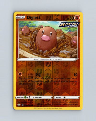 SWSH06: Chilling Reign #076/198 Diglett Holo