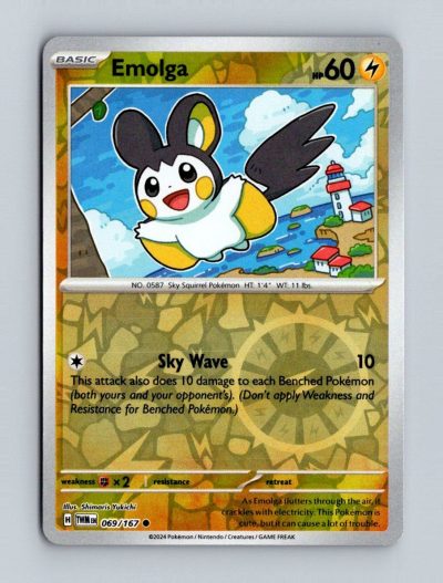 SV06: Twilight Masquerade #069/167 Emolga Holo