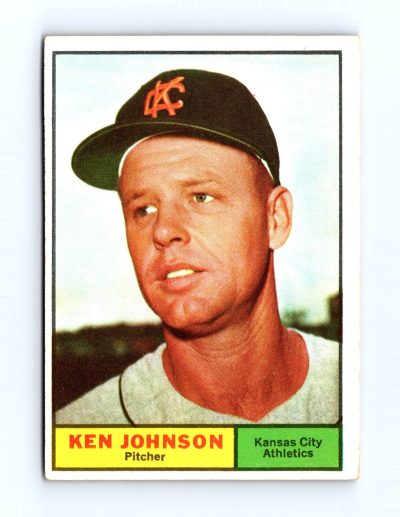1961 Topps #24 Ken Johnson