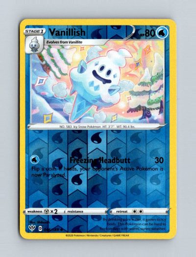 SWSH03: Darkness Ablaze #046/189 Vanillish Holo