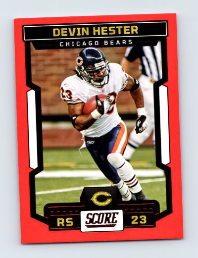 Devin Hester 2023 Score Red #108 Chicago Bears Football Card EXCELLENT