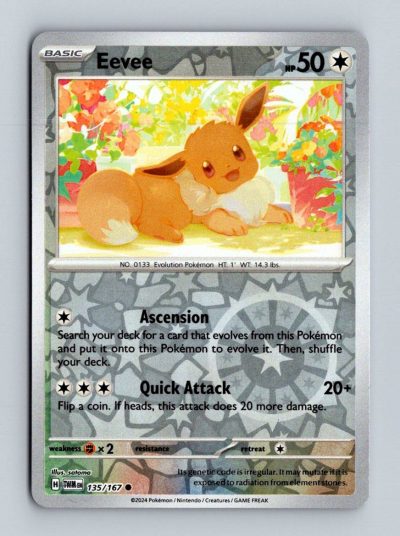 SV06: Twilight Masquerade #135/167 Eevee Holo