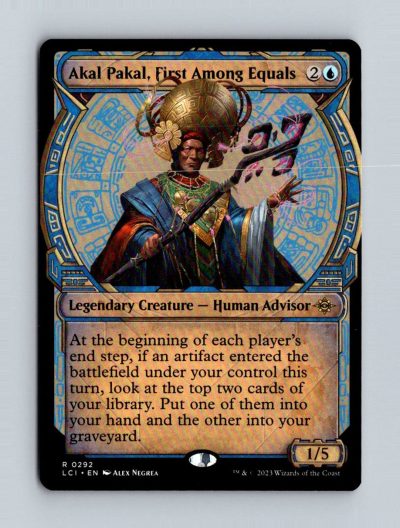 The Lost Caverns of Ixalan #292 Akal Pakal, First Among Equals (Showcase)