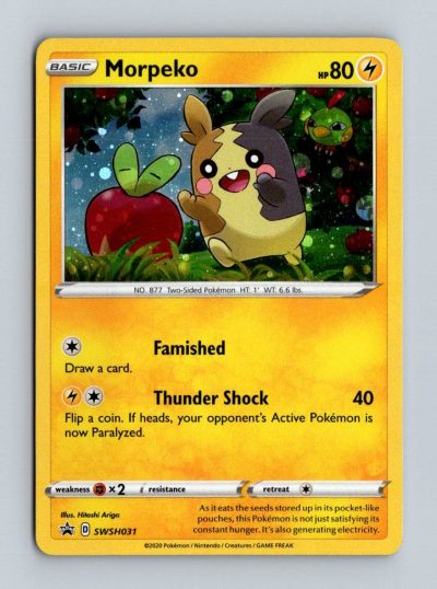 SWSH: Sword & Shield Promo Cards #SWSH031 Morpeko Holo