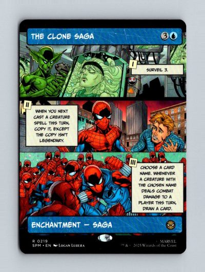 Marvel's Spider-Man #219 The Clone Saga (Borderless)