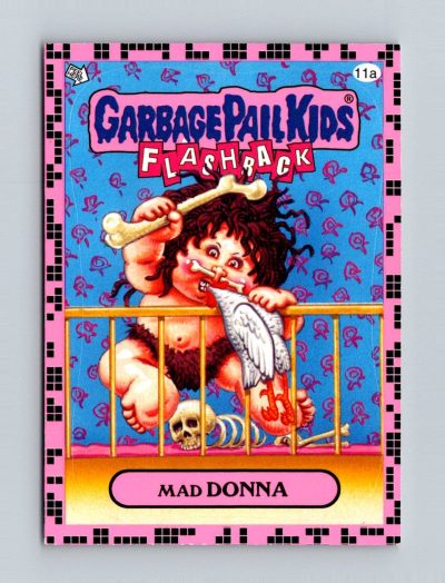 2011 Topps Garbage Pail Kids Flashback Series 2 #11a Mad Donna Punk Pink