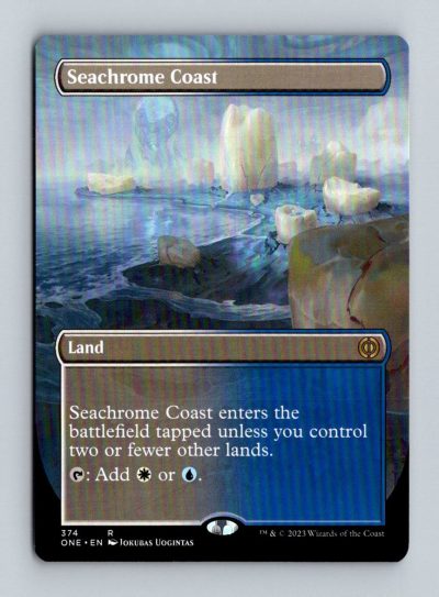 Phyrexia: All Will Be One #374 Seachrome Coast (Borderless)