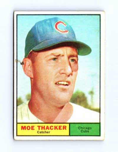 1961 Topps #12 Moe Thacker