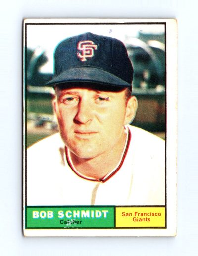 1961 Topps #31 Bob Schmidt