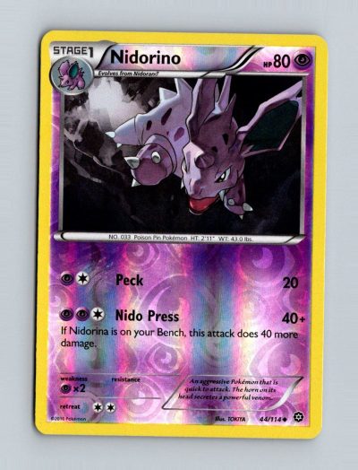 XY - Steam Siege #44/114 Nidorino Holo