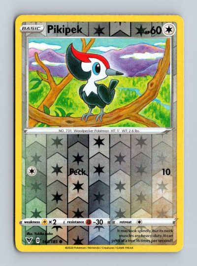 SWSH04: Vivid Voltage #143/185 Pikipek Holo