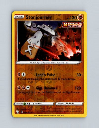 SWSH05: Battle Styles #084/163 Stonjourner Holo