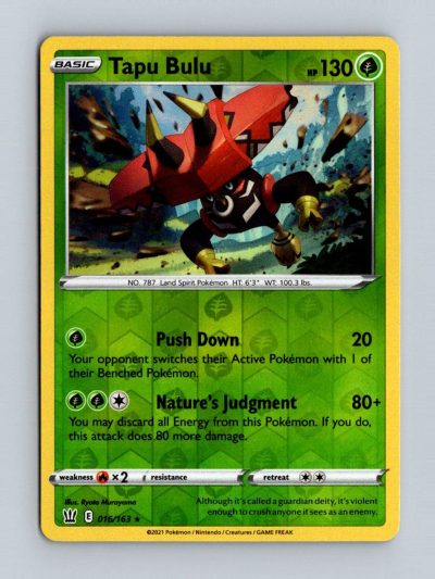 SWSH05: Battle Styles #016/163 Tapu Bulu Holo