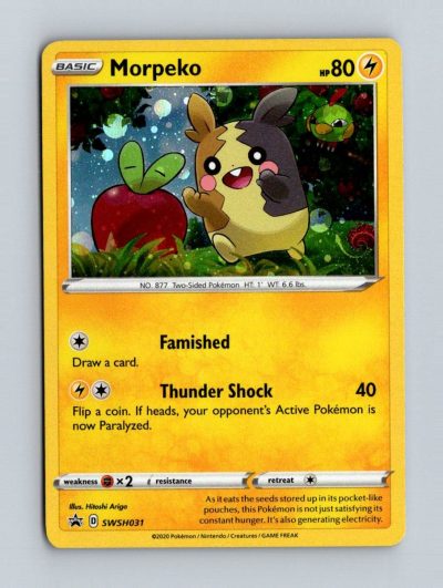 SWSH: Sword & Shield Promo Cards #SWSH031 Morpeko Holo