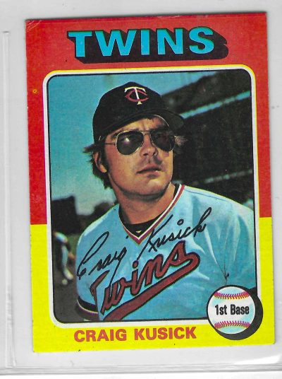 1975 Topps MINI Baseball - SET BREAK - Craig Kusick #297