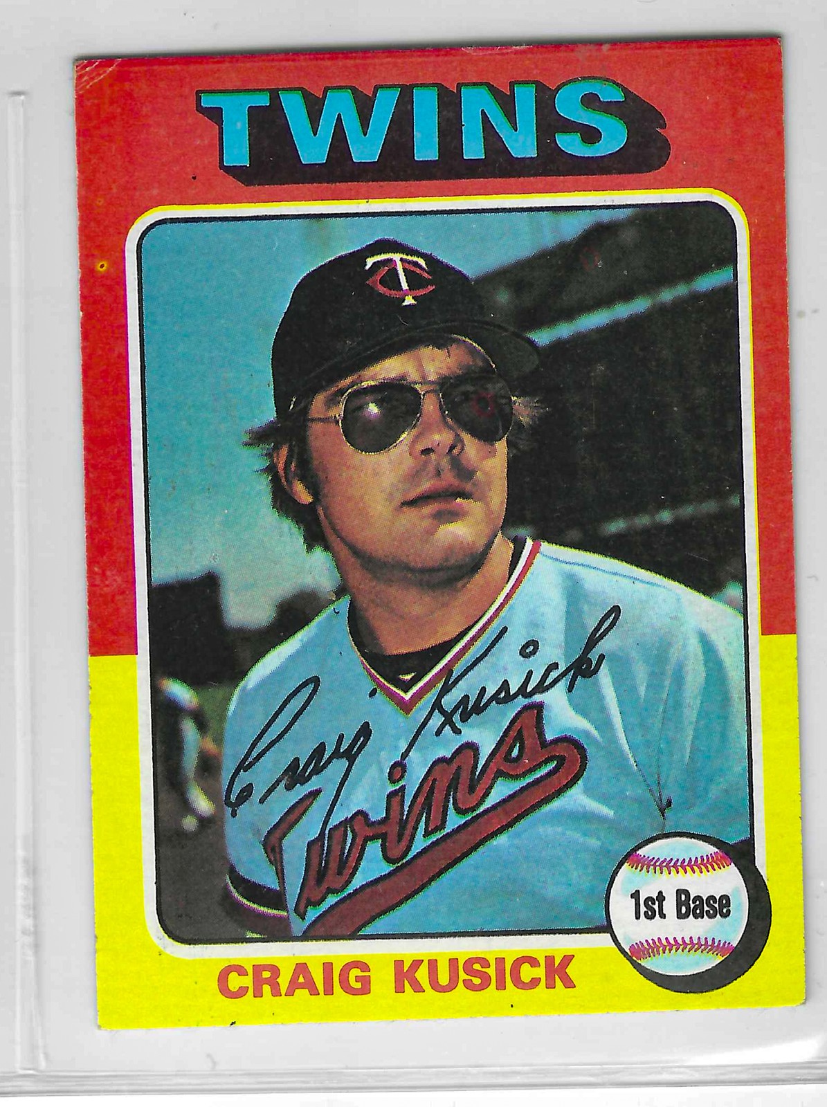 1975 Topps MINI Baseball - SET BREAK - Craig Kusick #297