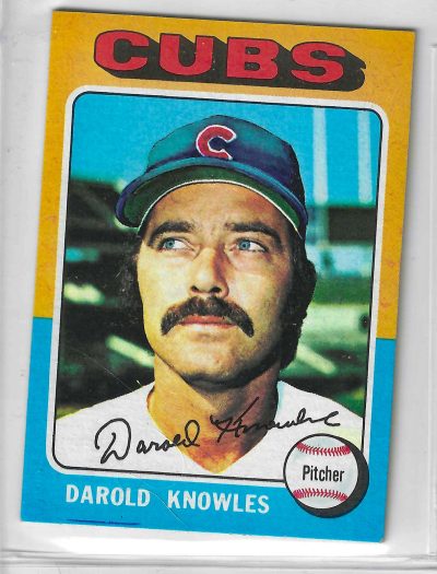 1975 Topps MINI Baseball - SET BREAK - Darold Knowles #352