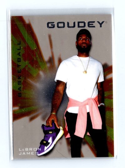 2021 Upper Deck Goodwin Champions #G50 LeBron James Goudey Platinum Rainbow
