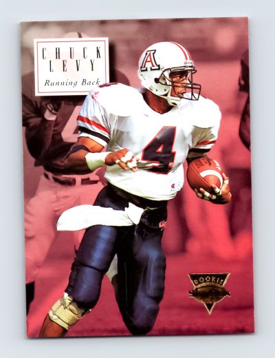 1994 SkyBox Premium #189 Chuck Levy Arizona Wildcats Rookie Card EXCELLENT