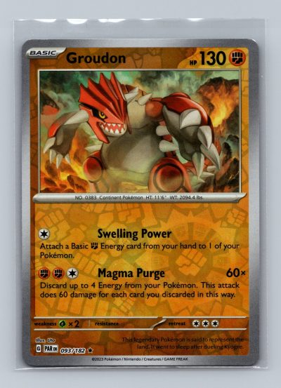 SV04: Paradox Rift #093/182 Groudon Foil