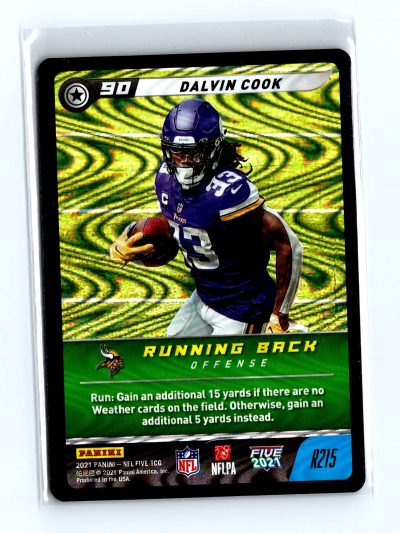 2021 Panini NFL Five #R215 Dalvin Cook Swirl-o-Rama