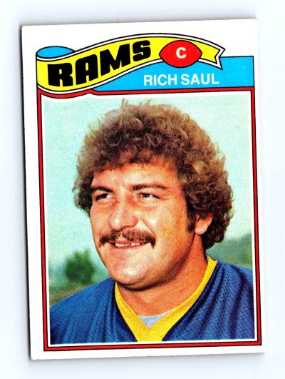 1977 Topps #246 Rich Saul NFL - Set Break