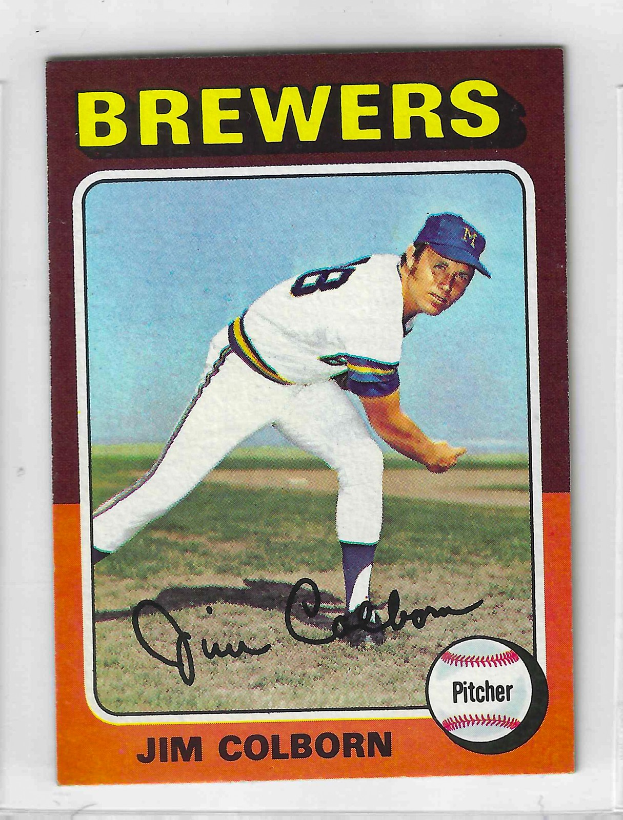 1975 Topps MINI Baseball - SET BREAK - Jim Colborn #305