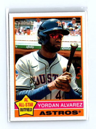 2025 Topps Heritage #500 Yordan Alvarez