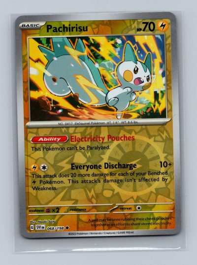 SV01: Scarlet & Violet Base Set #068/198 Pachirisu Foil