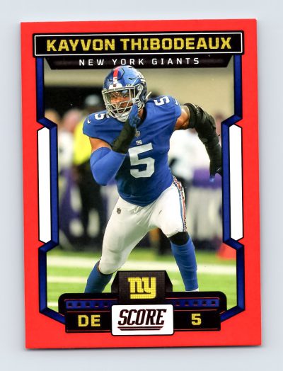 Kayvon Thibodeaux 2023 Score Red #240 New York Giants Rookie Card