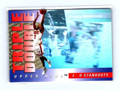 1993-94 Upper Deck #TD6 Kenny Anderson Triple Double 3-D Standouts