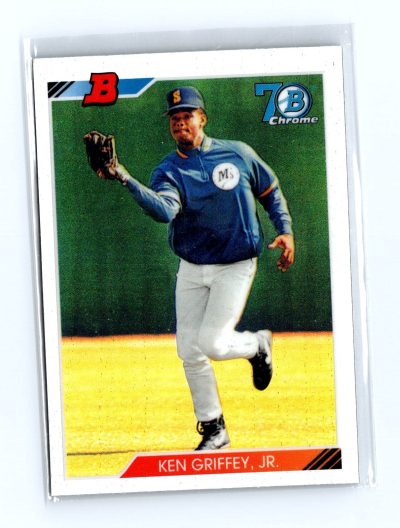 2017 Bowman #92B-KGJ Ken Griffey, Jr. 1992 Bowman Chrome