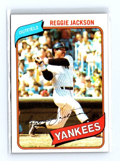 1980 Topps #600 Reggie Jackson