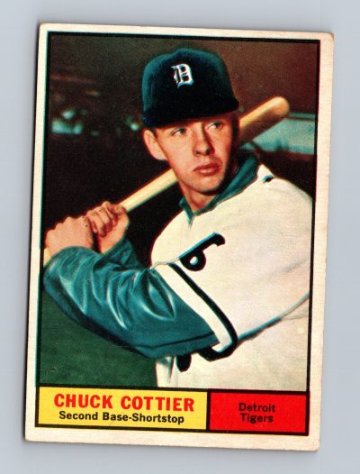 1961 Topps #13 Chuck Cottier