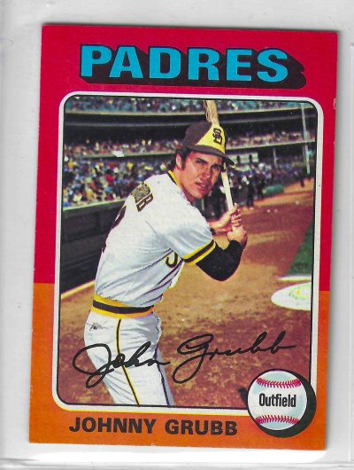 1975 Topps MINI Baseball - SET BREAK - Johnny Grubb #298