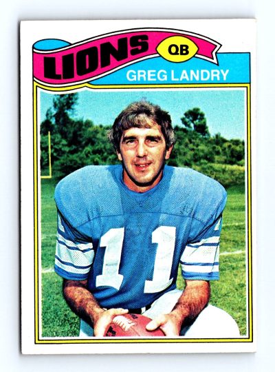1977 Topps #136 Greg Landry NFL - Set Break