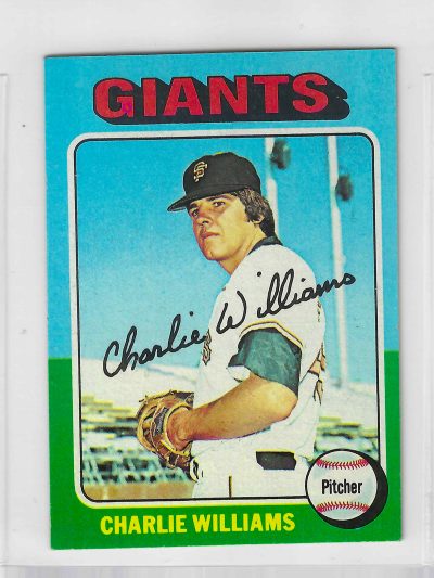 1975 Topps MINI Baseball - SET BREAK - Charlie Williams #449