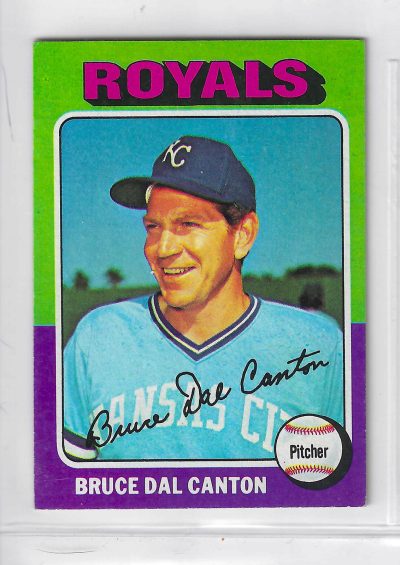 1975 Topps MINI Baseball - SET BREAK - Bruce Dal Canton #472